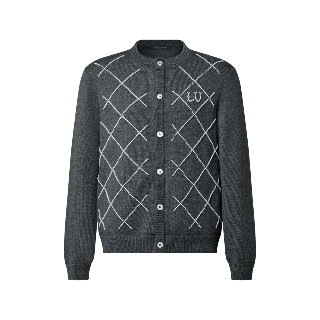 カーディガン ウィズ パーリー エンブロイダリー ｜ルイ・ヴィトン